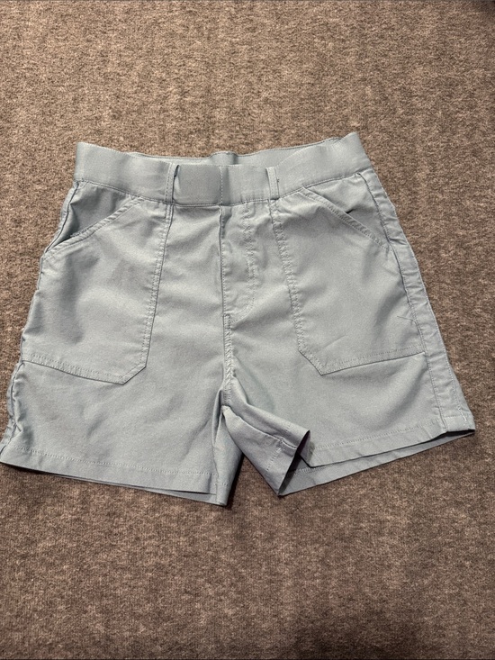 Pants - Women's Light‎ Blue Pull-On Casual Bermuda Shorts